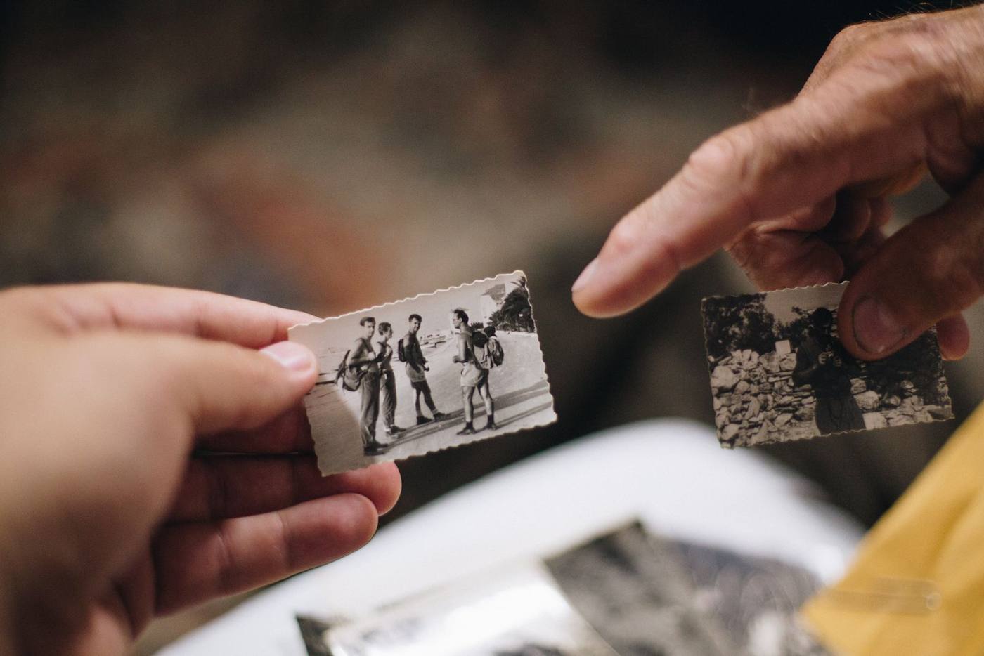 When the family has only a handful of photos